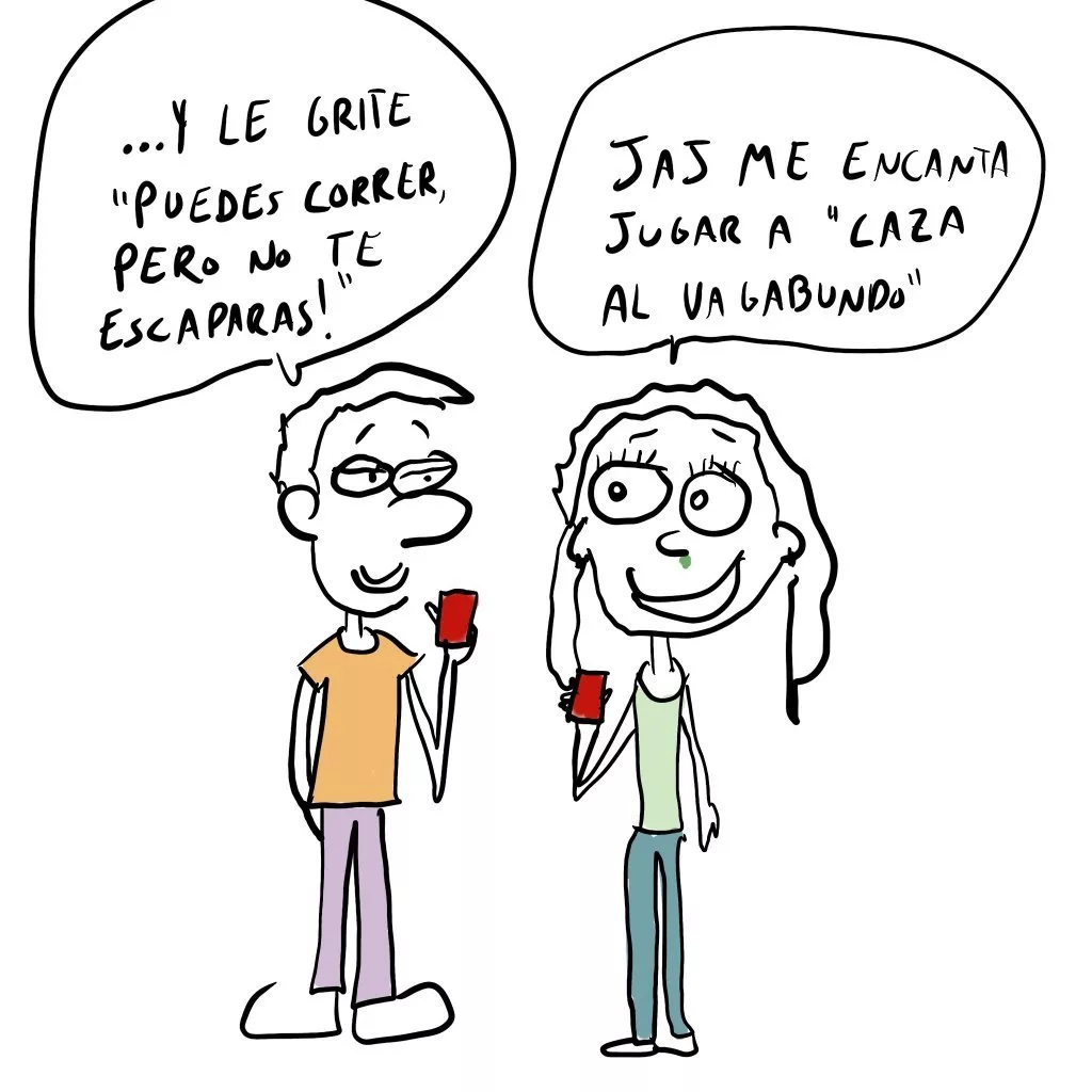 caza al vagabundo